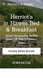 Mobile Screenshot of herriotsinhawes.co.uk